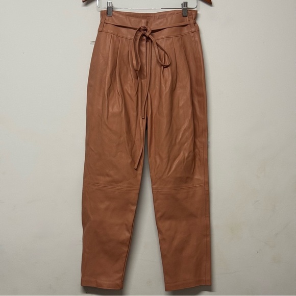 BlankNYC Chelsea Tapered Faux Leather Trouser Pants 26 - Picture 2 of 6
